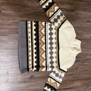 Mutual Weave Cream Sweater